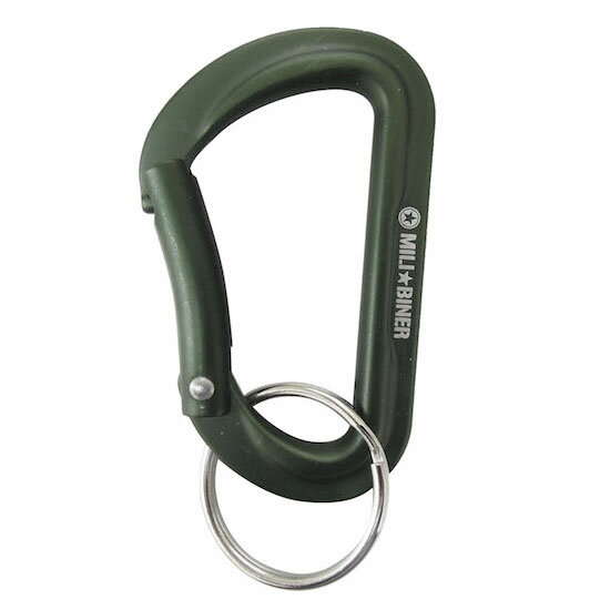 ミリタリーカラビナ 6mm 取寄品 冒険倶楽部(ボウケンクラブ) MCB-6