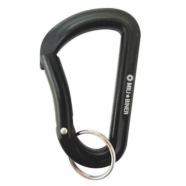 ミリタリーカラビナ 8mm 取寄品 冒険倶楽部(ボウケンクラブ) MCB-7