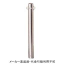 車止めポール ポストタイプ 固定式 フック2ヶ付 #400研磨仕上げ 直径101.6mm 高さ850mm ステンレス製 メーカー直送 代引不可 サンキン メドーマルク SP2-10 ( 駐車場用品 駐車場 出入り口 車庫 空間 区切り ポール 商業施設 公共施設 公園 駅前広場 病院 )