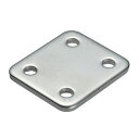 アイプレート用裏板 8mm SUS316 取寄品 浅野金属工業 AK16063(4)