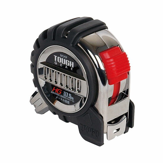 コンベックス タフギア HG 25-7.5m JIS 取寄品 シンワ 80824 (JIS1級 セルフストップ ナイロンコート テープ ショックアブソーバー ス...