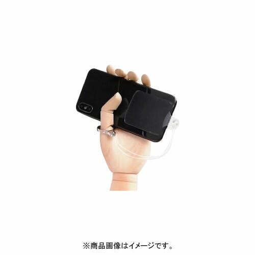 スマホペタスト リングストラップ シルバー 取寄品 ムサシトレイディング PS07SV (スマホ ストラップ 落下防止 紛失防止 データ流出防止)