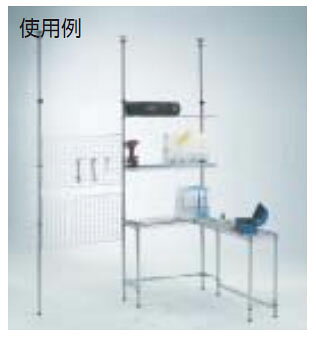 大工道具・金物の専門通販アルデのステンレス製バックネット 837×800mm トラスコ SES-S0890｜アングル2
