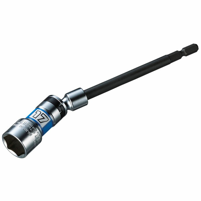 ユニバーサルロングソケット 6角 対辺寸法17mm 全長170mm 取寄品 エビ ロブテックス DSU17LS ( 深穴式 ボルト ナット 着脱作業 )(4.0)