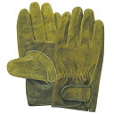 オイル オリーブ 牛床革 マジック 革手袋 作業手袋(Lサイズ) 5双価格 取寄品 ユニワールド KS866 ( 土木 建築 鉄筋 仮枠 重機運転 荷役 運転 農業 林業 日曜大工 ガーデニング 荷物 引越 野外キャンプ 豚革 )