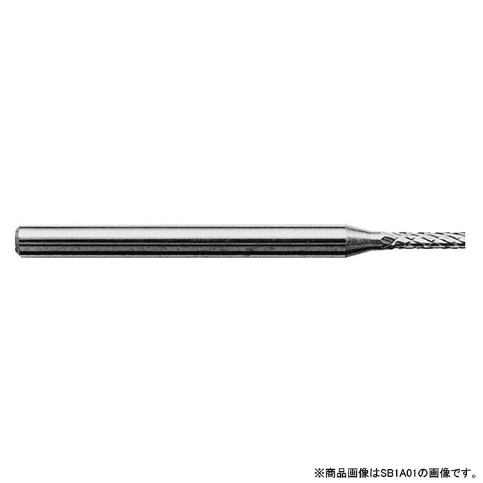 特徴スーパーツール独自開発の刃形状により、高速回転使用時にバーが不用意に被切削物に喰いこんでしまうことがないため、滑らかに加工でき能力アップに貢献します。※作業時は必ず安全帽、安全メガネ等の保護具をご着用ください。仕様シャンク径：径3mm(オール超硬)刃型：円筒型全長：38mm刃径：2.5mm刃長：11mm※商品画像はSB1A01の画像です。メーカーからの取寄せ商品のため、お客様都合によるご注文後のキャンセル、返品、交換はできません。受注後にメーカー在庫を確認いたします。万一、メーカーにて欠品や廃番の場合は商品をご用意できない場合がございます。その場合は、メールにてご連絡させて頂きますので、ご注文後、当店から届くメールを必ずご確認宜しくお願い致します。ご注文はキャンセルさせて頂くことがございますので、予めご了承お願い致します。