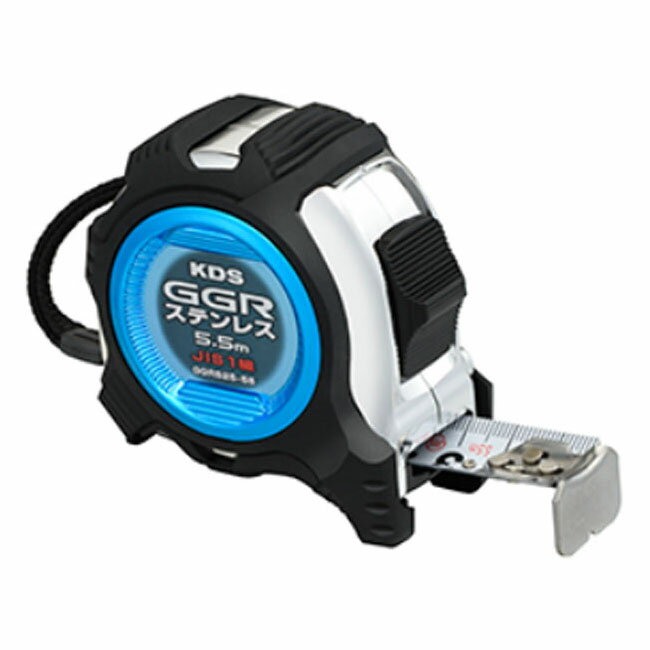 コンベックス ステン25巾7.5m厚爪 取寄品 ムラテックKDS GGRS25-75 (マグネット付 新型ゴム プロテクター ステンレス 落下防止 )