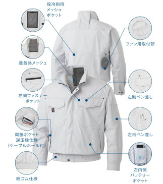 空調風神服 ※服地のみ ファンネット付き長袖ブルゾン 長袖ブルゾン キャメル LL サンエス KU91400V-20-LL ( 空調服 作業服 仕事服 作業着 仕事着 夏 暑さ対策 職人 レジャー アウトドア 釣り 野球観戦 フェス 長持ち 熱中症対策 屋外作業 農作業 草刈り SUN-S メンズ )