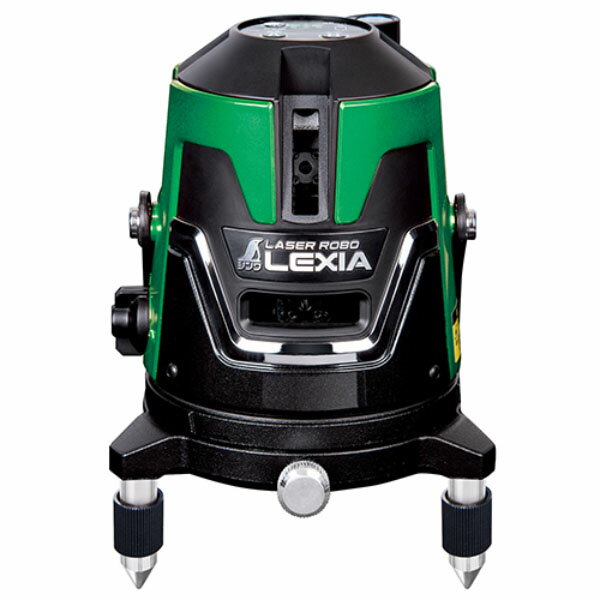 レーザーロボLEXIAグリーン 51 取寄品 シンワ 70845 ( 強 弱 高出力 長時間 ラインメモリー 電源 選べる USB 回転台 防じん 防水 )