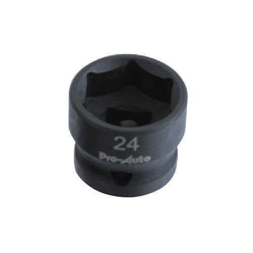 インパクトショートソケット 差込角12.7mm 24mm 取寄品 SEK(スエカゲ) PSIM-1224 (インパクト ショート ソケット)