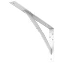 カウンターブラケット 250×500×50 ホワイト 1個 取寄品 SPG(サヌキ) LY-837 (キッチンカウンター 洗面カウンター 棚受 陳列棚)