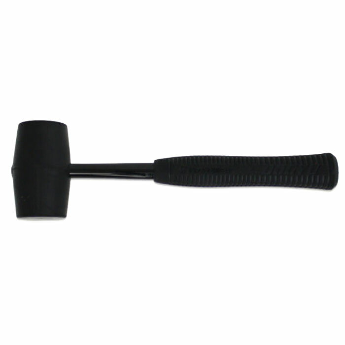 パイプ柄ゴムハンマー 大 取寄品 土牛産業 02979 (耐久性 スチールシャフト 天然ゴム グリップ)