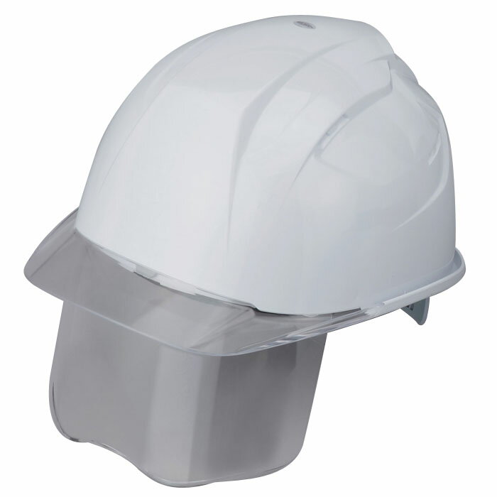 電気用対応 シールド内蔵ヘルメット ひさし:クリア 取寄品 TOYO トーヨーセフティー 397-F-C-C ( 特殊ハードコート 紫外線 カット 消臭加工素材...