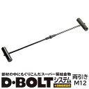 Dボルト 両引き ハンマーナットGセット 105mm 1セット 専用ビット1本付き 取寄品 ヨネザワ 7500034