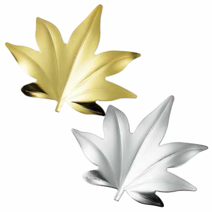 箸置き紅葉シルバー・ゴールド各1枚...