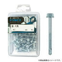 ドリルビス・鉄六角 半ネジ5×45mm ネジ長35mm プラケース入 1個(45本入)x10個セット 取寄品 ウイング 4569 ( 三価ユニクロ )