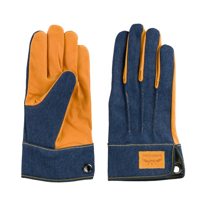 DM-01 DENIMISTO LOOSE FIT Lサイズx5セット 取寄品 富士グローブ 7533 (作業用手袋 牛表革 デニム生地)