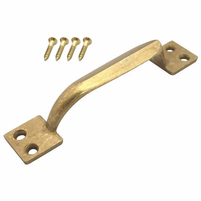 フランス取手 中 真鍮メッキ 取寄品 SMZ 66407268 (ボックス 食器棚 オーディオラック 収納 扉 ふた 蓋)