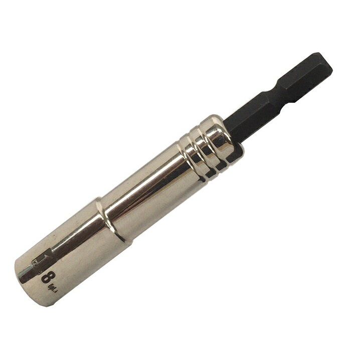 IDソケット シングル ID8-6K (8mm 6角) 取寄品 イチネンMTM ミツトモ 19740 (軸折れ 軽減 トーション くびれ インパクトドライバー ソケット 落下防止 アダプター対応 安全)
