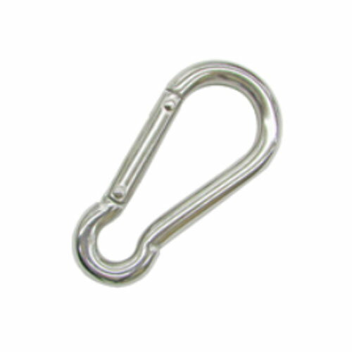 ステンレス スナップフックBE型 5x55x26mm 1個 取寄品 水本機械 BE-5 (ステンレス金具 SUS304 カラビナ スプリング)