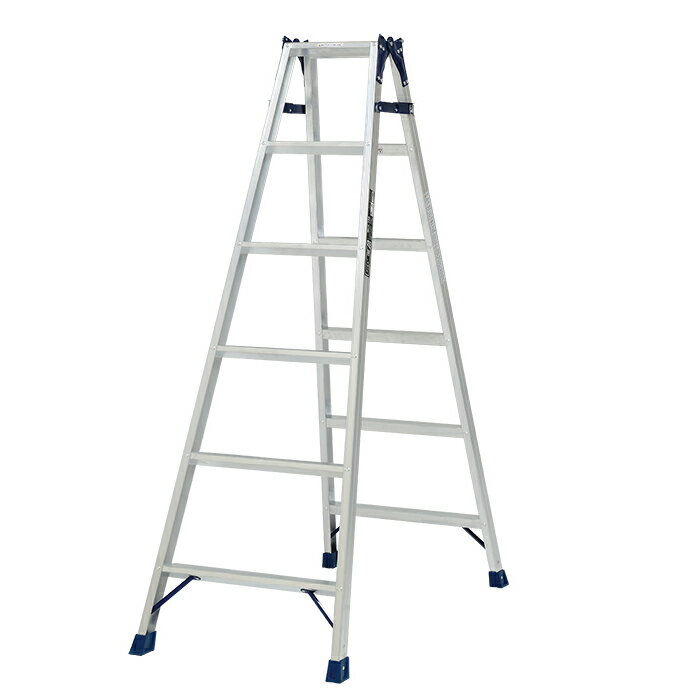 Stepladders - はしご兼用脚立MCX-180 メーカー直送 代引不可 個人宅不可 PICA MCX-180 ( 踏ざん 広い 昇降 作業性 アルミ合金 中折式 100kg 幅広 55mm )