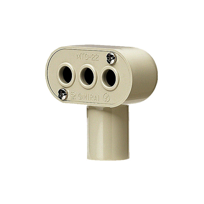 ターミナルキャップ 適合管VE28 ベージュ (1個価格) 未来工業(MIRAI) MTC-28J