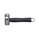 足場屋ハンマー ショートタイプ 0.9ショート 取寄品 オーエッチ ASB-09S (足場ハンマー カラビナ付 片手 掛け穴付ヘッド すり鉢デザイン 衝撃吸収 ...