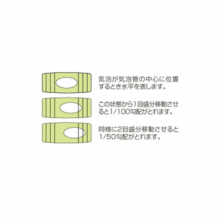 ADアルミレベル80 取寄品 ムラテックKDS ASL-80 (アルミ 気泡管 ビス ゆるみ 調整不要 電着塗装) 2