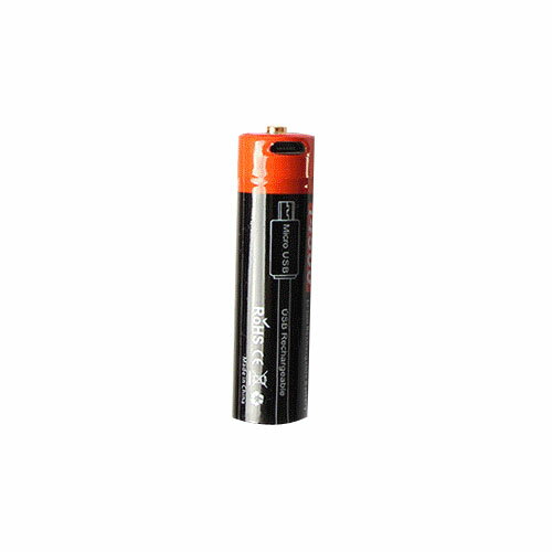 14500リチウムイオン電池 3.7V/750mAh (B74/F51/H10R/H10Pro用) 取寄品 Nicron (ニクロン) NRB-750 (LED ライト 明るい コンパクト 携帯型 使用 頑丈 首振りヘッド 充電式)のサムネイル