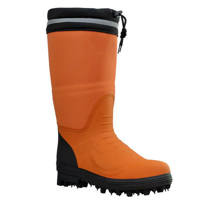 スパイクタフマン・プロ オレンジ 26.0cm 取寄品 荘快堂 V-560G ( 山仕事 草刈 鉄ピン 甲ガード付 先芯..