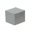 正方形防水プールボックス(平蓋・ノック無) 350×300mm グレー (1個価格) 受注生産品 未来工業(MIRAI) PVP-3530A(4)