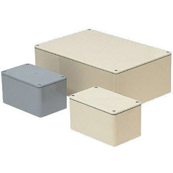 長方形防水プールボックス(平蓋・ノック無)400×350×250mm ミルキーホワイト (1個価格) 受注生産品 未来工業(MIRAI) PVP-403525AM