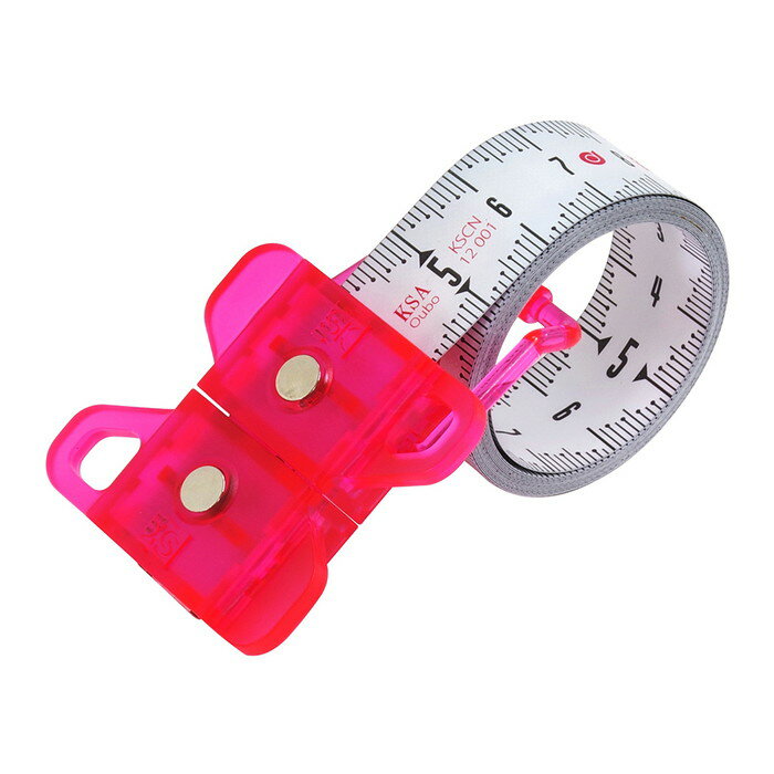 スパイラルメジャー 全長2.1m ピンク 取寄品 新潟精機 SMT-200PI ( 新潟SK PMSシリーズ メジャー コンベックス 小型 軽量 )