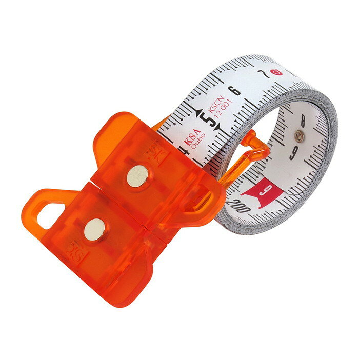 スパイラルメジャー 全長2.1m オレンジ 取寄品 新潟精機 SMT-200OR ( 新潟SK PMSシリーズ メジャー コンベックス 小型 軽量 )
