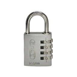 ABUS ナンバー可変式南京錠 145IBシリーズ シルバー 取寄品 日本ロックサービス 145IB/40SI ( 南京錠 ダイヤル式 アバス 野外用 日本ロックサービス )