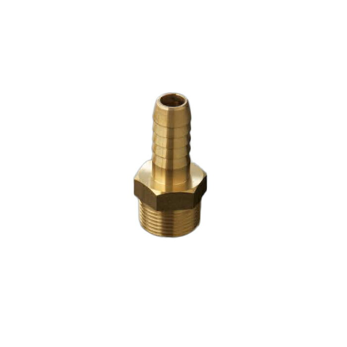 ホースニップル サイズ1/2x14 取寄品 水空間 MHN15x14 ( 金属 配管 継手 ジョイント )