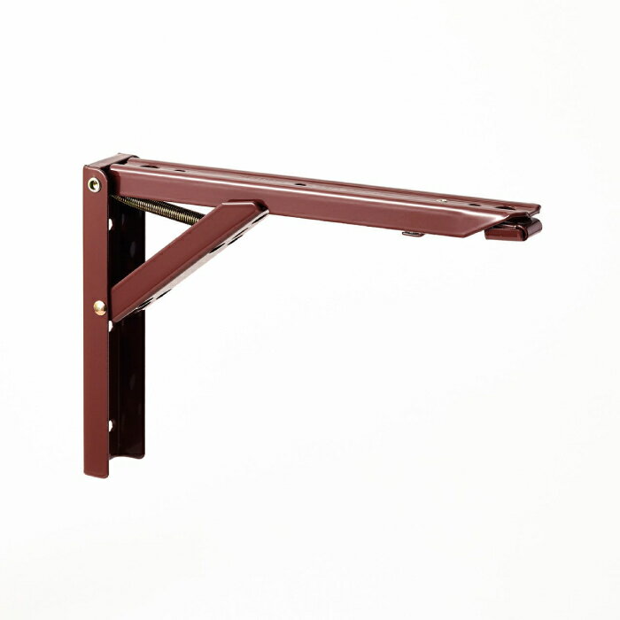 タッチポン 200mm 茶色 2本入 取寄品 TANNER(田邊金属工業所) 0854-00702 ( 棚 DIY 机 折り 折りたたみ 棚受 )