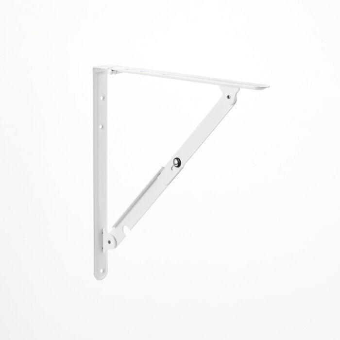 折りたたみ棚受 300mm 白色 2本入 取寄品 TANNER(田邊金属工業所) 0854-00401 ( 棚 DIY 机 折り 折りたたみ 棚受 )