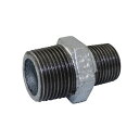 可鍛鋳鉄製 ねじ込み式白継手 異径ニップル (R)1/2 x 3/8 取寄品 フローバル RNI-0403 ( 空調 消火 水 空気 蒸気 液体配管 建築設備配...