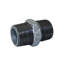 可鍛鋳鉄製 ねじ込み式白継手 6角ニップル (R)1/2 取寄品 フローバル NI-04 ( 空調 消火 水 空気 蒸気 液体配管 建築設備配管 炭素鋼鋼管 )