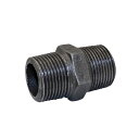 可鍛鋳鉄製 ねじ込み式黒継手 6角ニップル (R)3/4 取寄品 フローバル NI-06 ( 空調 消火 水 空気 蒸気 液体配管 建築設備配管 炭素鋼鋼管 )