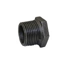 可鍛鋳鉄製 ねじ込み式黒継手 ブッシング (R×Rc)3/4 x3/8 取寄品 フローバル BU-0603 ( 空調 消火 水 空気 蒸気 液体配管 建築設備配...