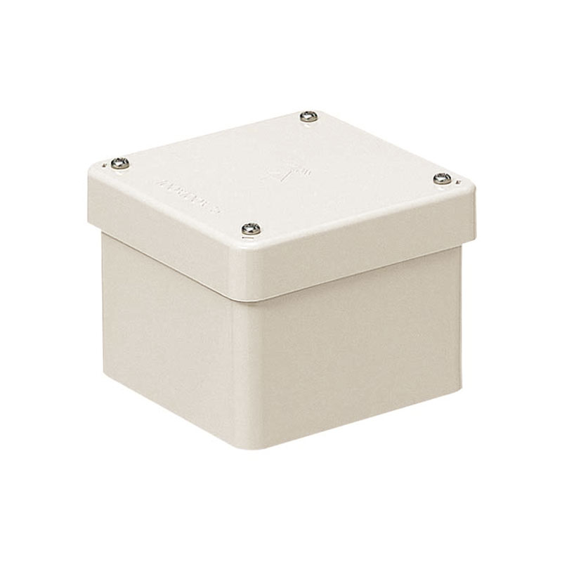 正方形防水プールボックス(カブセ蓋・ノック無) ミルキーホワイト (8個価格) 未来工業(MIRAI) PVP-2015BM