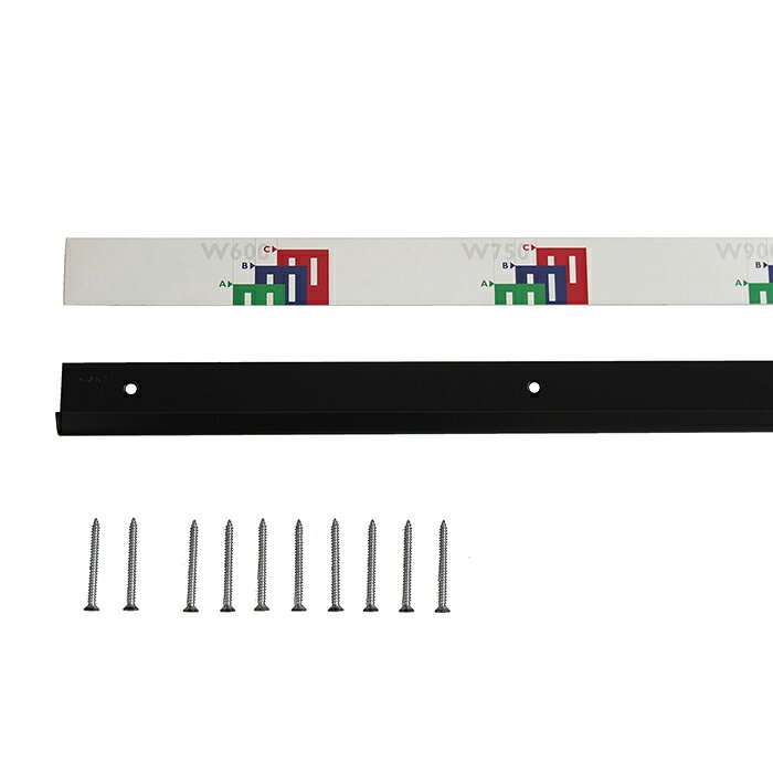 ARTIST ES-rack Black レール 1665mm 直送品 SMZ SA-ESR1650K ( 壁面収納 基本パーツ 選べる 組合せ 簡単レイアウトかんたん施工 ) [2]