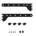ARTIST ES-rack Black ブラケットセット D300 取寄品 SMZ SA-ESBK301K ( 壁面収納 基本パーツ 選べる 組合せ 簡単レイ...