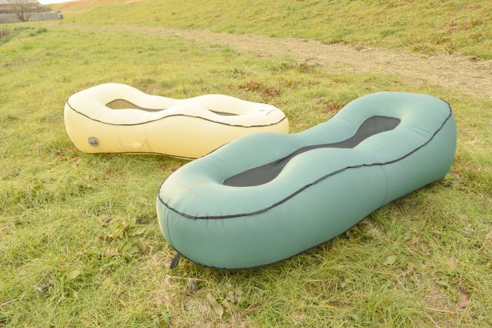 エアソファベッド アラジン オリーブグリーン 日動 ASB-01-OG ( 楽 リラックス アウトドア 防水 ゆったり )