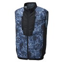 空調風神服 ベスト ネイビー 5Lサイズ ※服地のみ 取寄品 サンエス KF92372 ( coolingwear UVカット 熱中症対策 作業着 夏 )