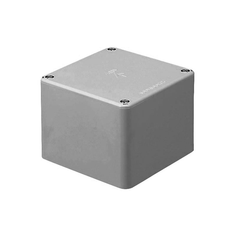 正方形プールボックス(ノック無)300×300×150mm グレー 1個価格 未来工業(MIRAI) PVP-3015