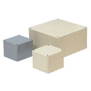 長方形プールボックス(ノック無)400×300×100mm グレー(1個価格) 受注生産品 未来工業(MIRAI) PVP-403010