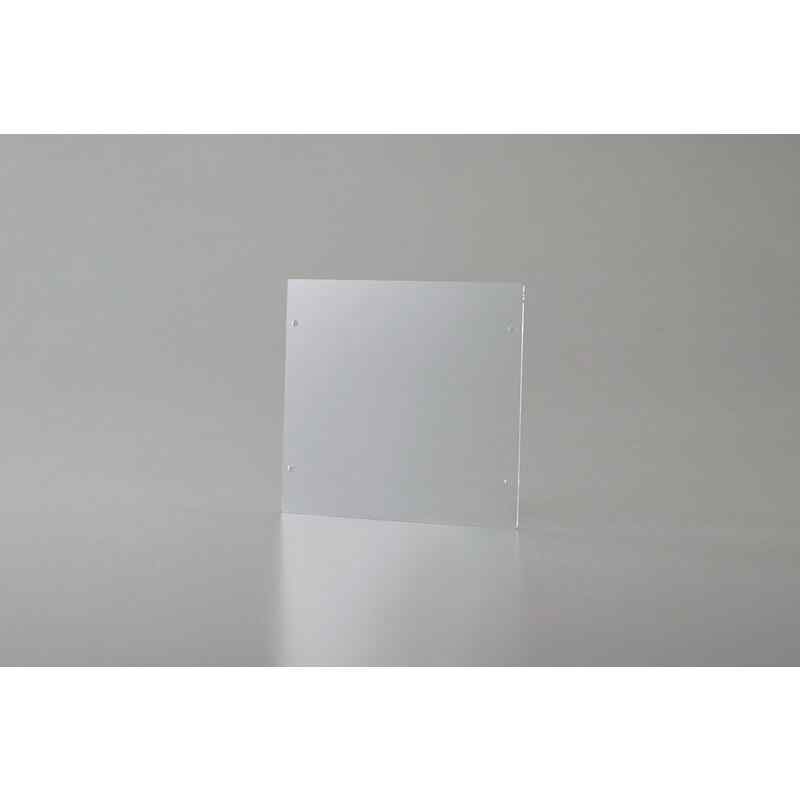 Rakuten - 高輝度蓄光標識貼付用プレート 壁面用 KEP1212 132×144mm 透明 樹脂製 取寄品 日本緑十字社 377015 ( 壁 凸凹 無地 プレート 樹脂板 )